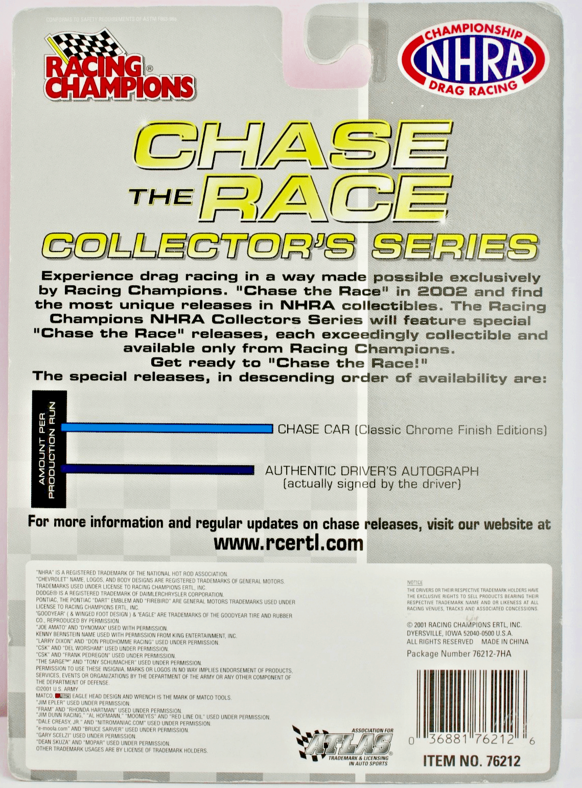 "RARE" 2002 Racing Champions NHRA ~ JIM DUNN MOONEYES NITRO FUNNY CAR ~ 1:64 - Thumbnail 2