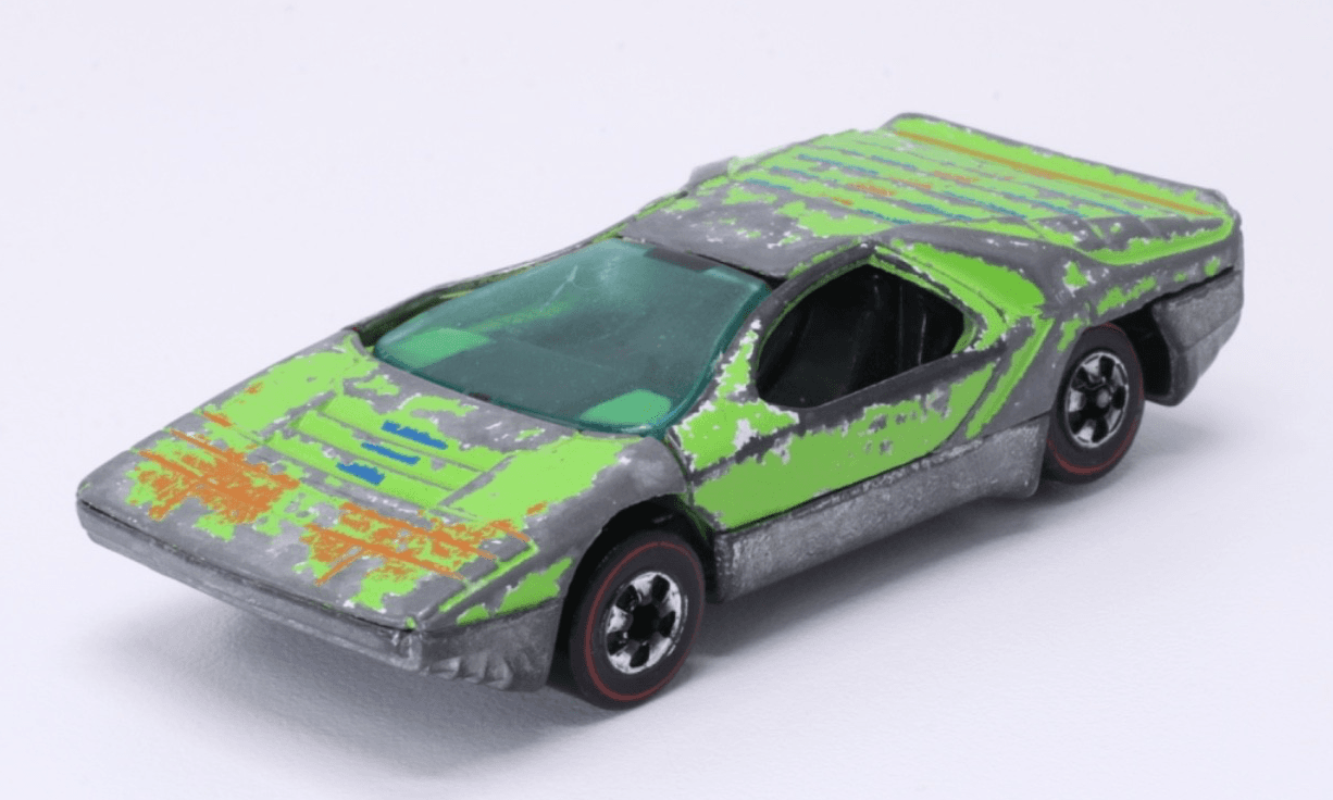VINTAGE Hot Wheels Redline ~ 1969 CARABO Light Green Enamel Diecast Mattel - Thumbnail 2