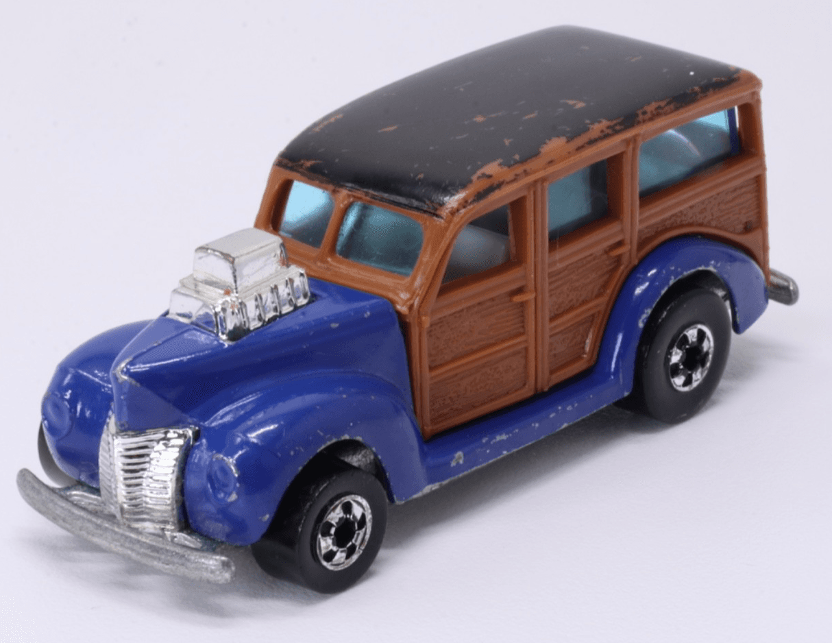 VINTAGE...1979 Hot Wheels Hi-Rakers ~ 1940s WOODIE ~ Diecast Car HK - Thumbnail 2