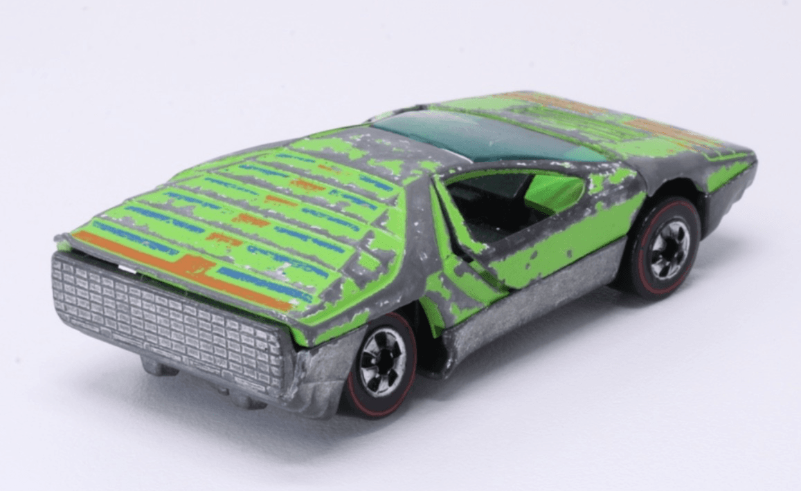 VINTAGE Hot Wheels Redline ~ 1969 CARABO Light Green Enamel Diecast Mattel - Thumbnail 8