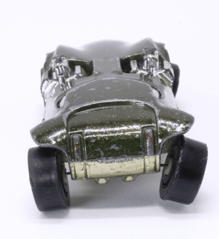 VINTAGE Hot Wheels Redline ~ 1968 TWIN MILL ~ Olive Green Diecast Car - Thumbnail 7
