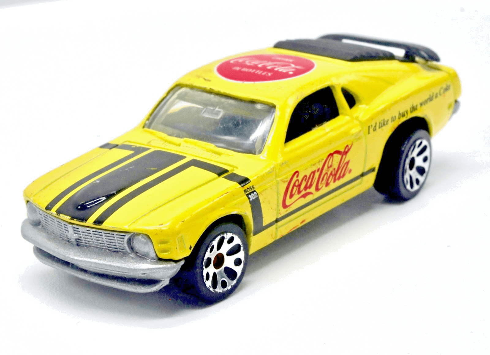 Matchbox ~ Coca-Cola Collectible Series ~ 1970 FORD MUSTANG BOSS 302 ~ 1/64 - Thumbnail 2
