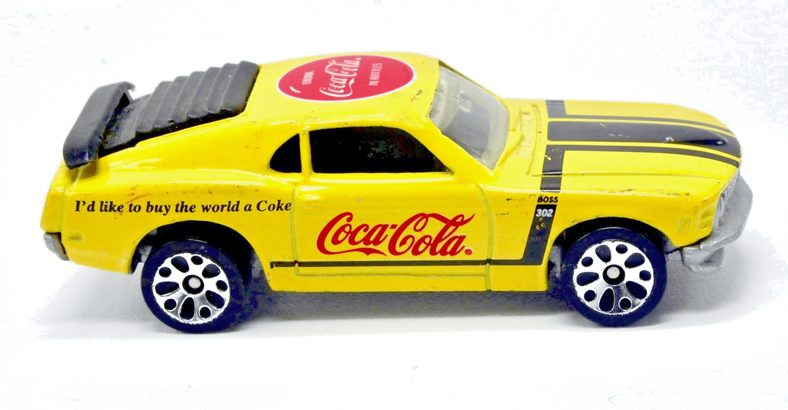 Matchbox ~ Coca-Cola Collectible Series ~ 1970 FORD MUSTANG BOSS 302 ~ 1/64 - Thumbnail 3