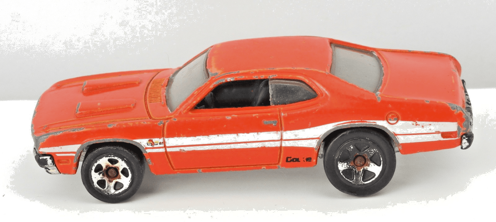 2006 Hot Wheels ~ 1971 DODGE DEMON ~ Mopar Mania ~ Orange White Stripe 1:64 - Thumbnail 2