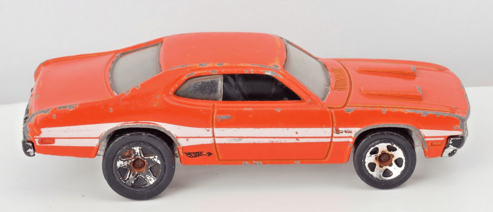 2006 Hot Wheels ~ 1971 DODGE DEMON ~ Mopar Mania ~ Orange White Stripe 1:64
