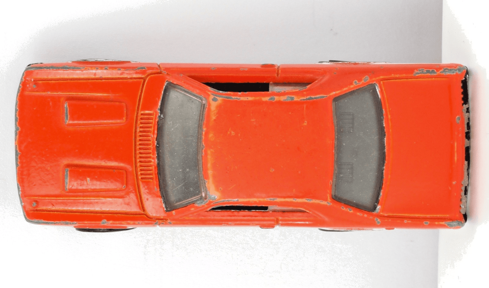 2006 Hot Wheels ~ 1971 DODGE DEMON ~ Mopar Mania ~ Orange White Stripe 1:64 - Thumbnail 4