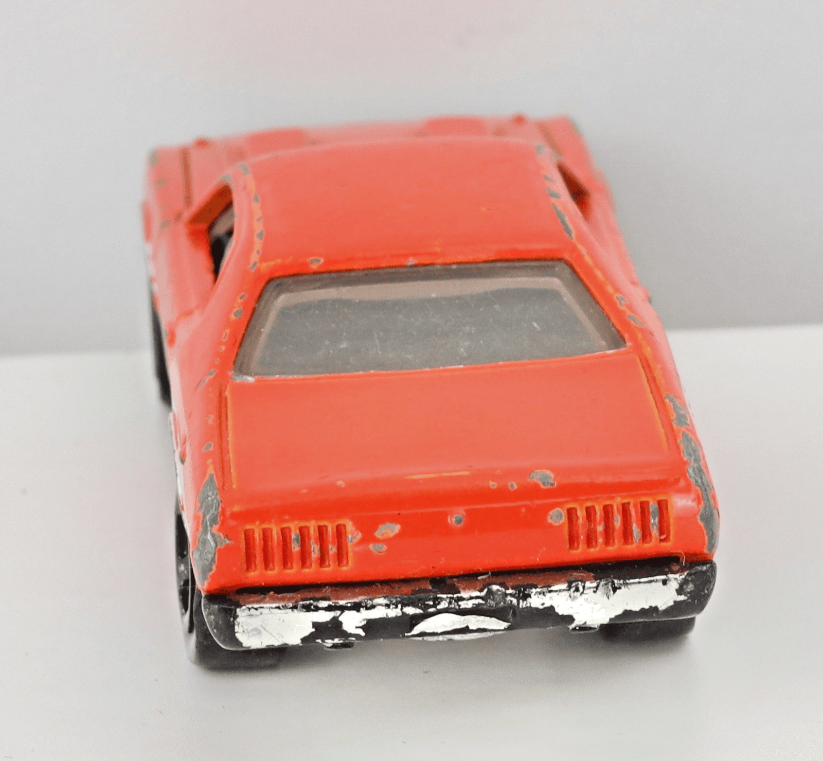 2006 Hot Wheels ~ 1971 DODGE DEMON ~ Mopar Mania ~ Orange White Stripe 1:64 - Thumbnail 3
