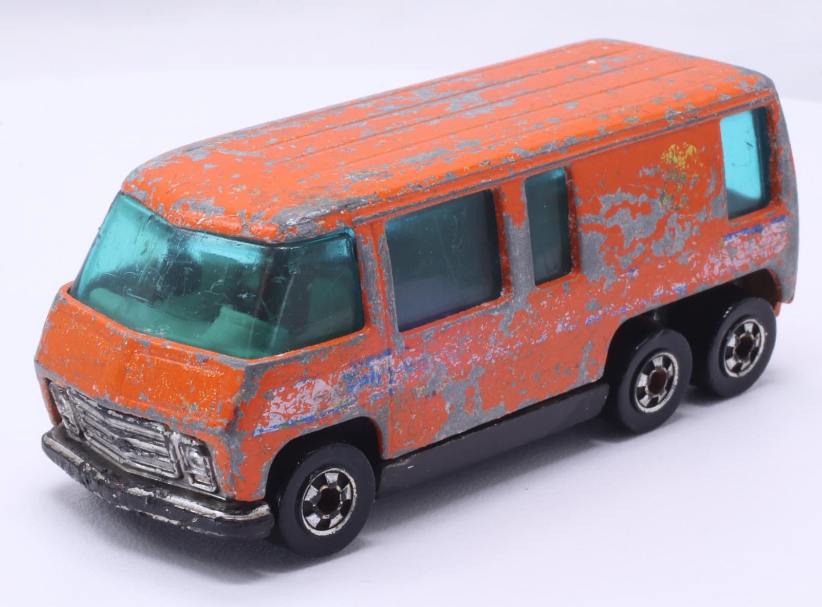 VINTAGE Hot Wheels ~1976 GMC MOTORHOME ~ Diecast 6-Wheel RV Van - Thumbnail 2