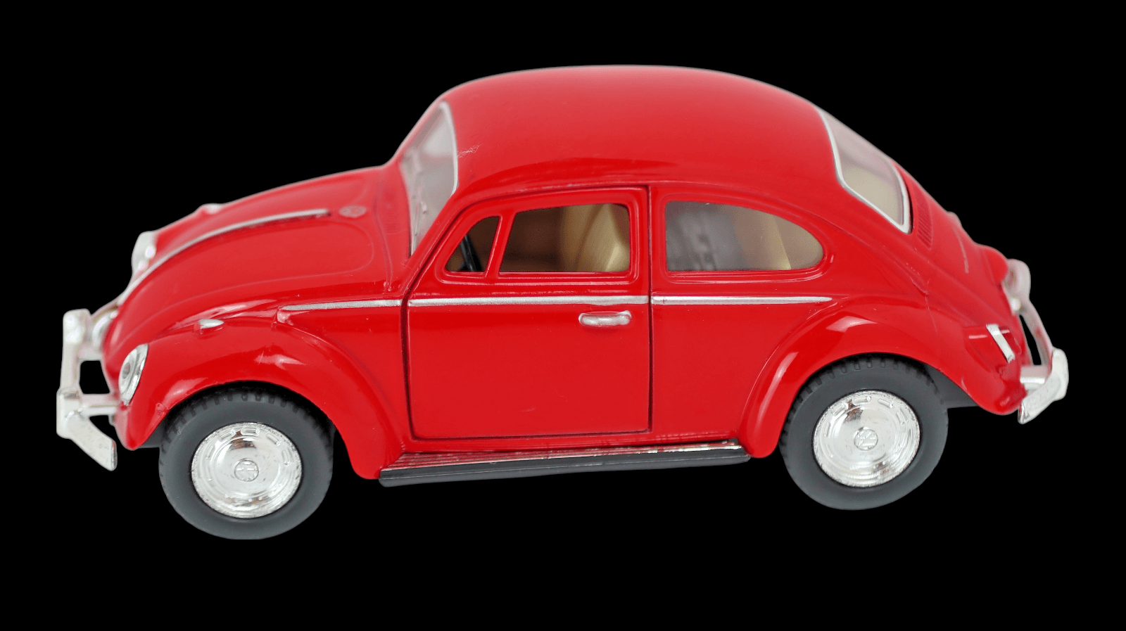 Kinsmart 1967 VOLKSWAGEN VW CLASSIC BEETLE ~ Red ~ 1:32 Diecast Toy Car