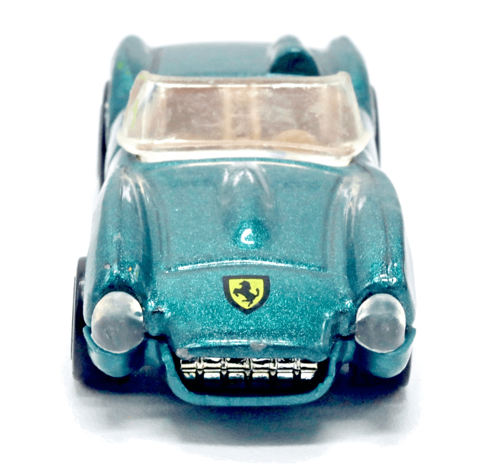Hot Wheels ~ 1990 FERRARI 250 ~ Collector #452 ~ Green Metalflake 7 Spoke 1:64 - Thumbnail 7