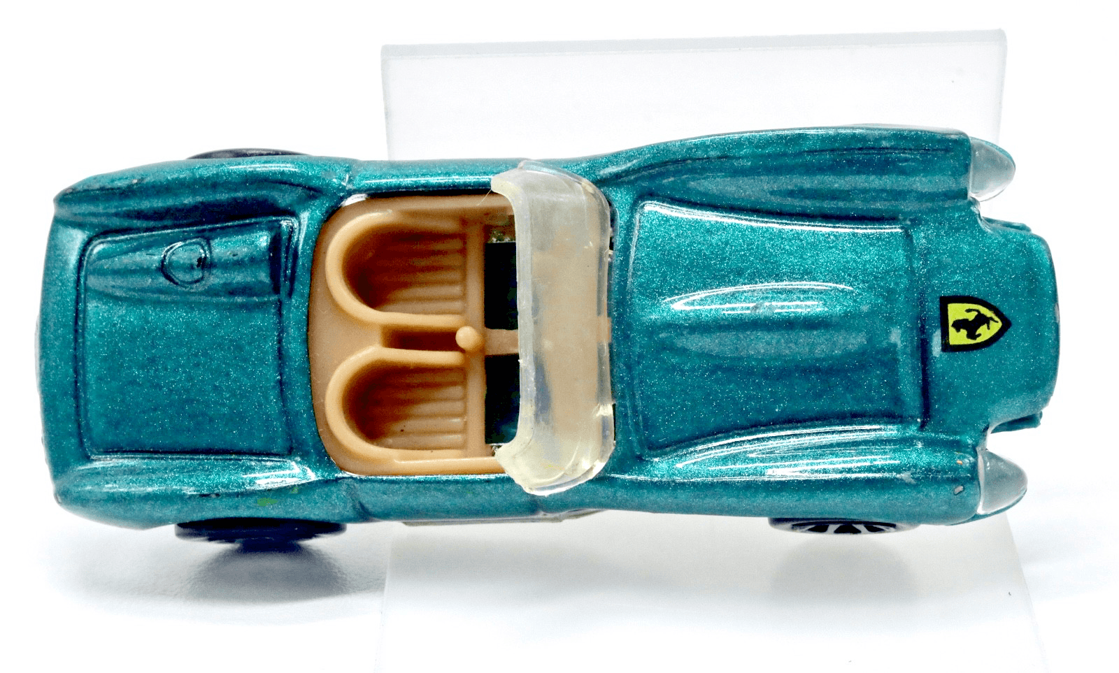 Hot Wheels ~ 1990 FERRARI 250 ~ Collector #452 ~ Green Metalflake 7 Spoke 1:64 - Thumbnail 8