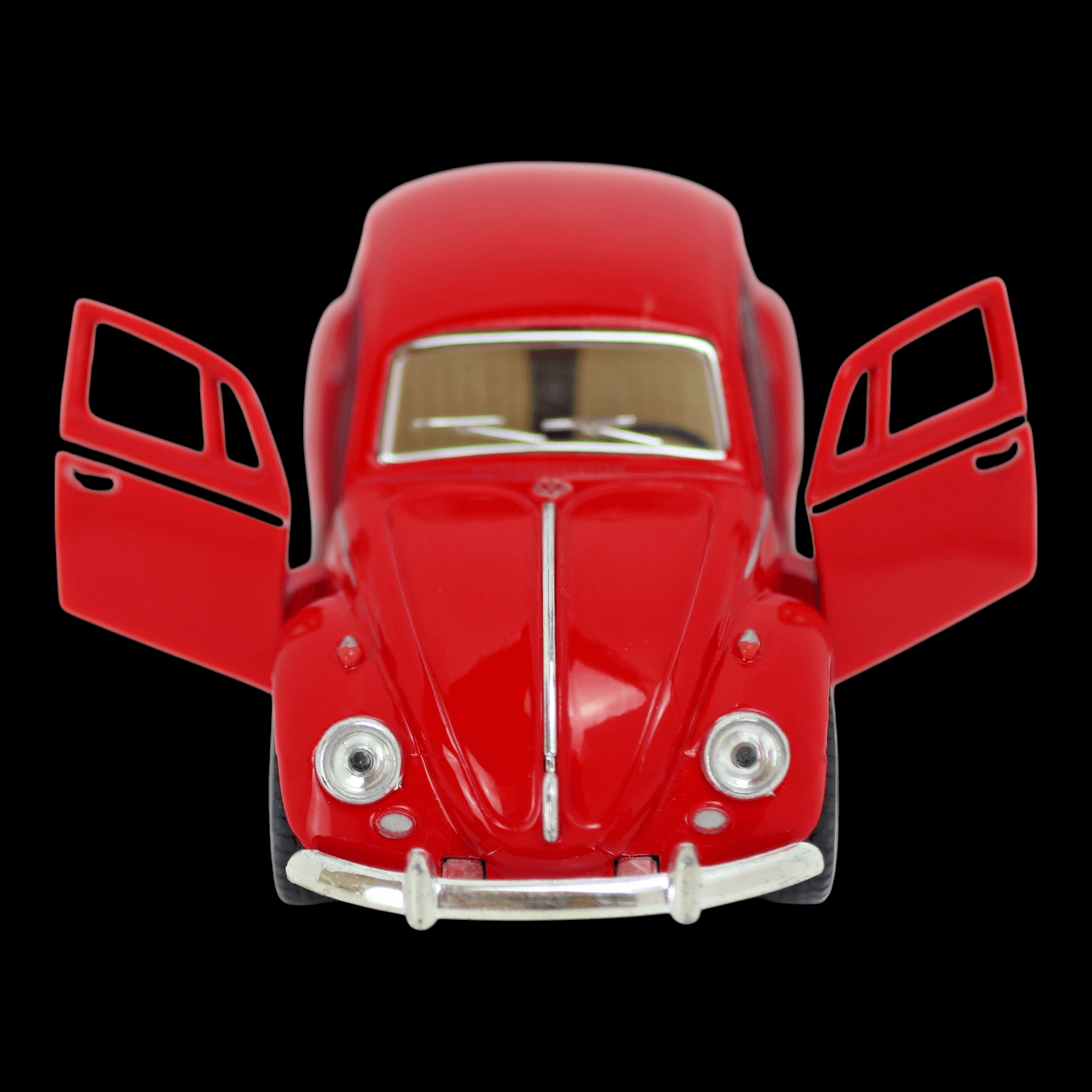 Kinsmart 1967 VOLKSWAGEN VW CLASSIC BEETLE ~ Red ~ 1:32 Diecast Toy Car - Thumbnail 7