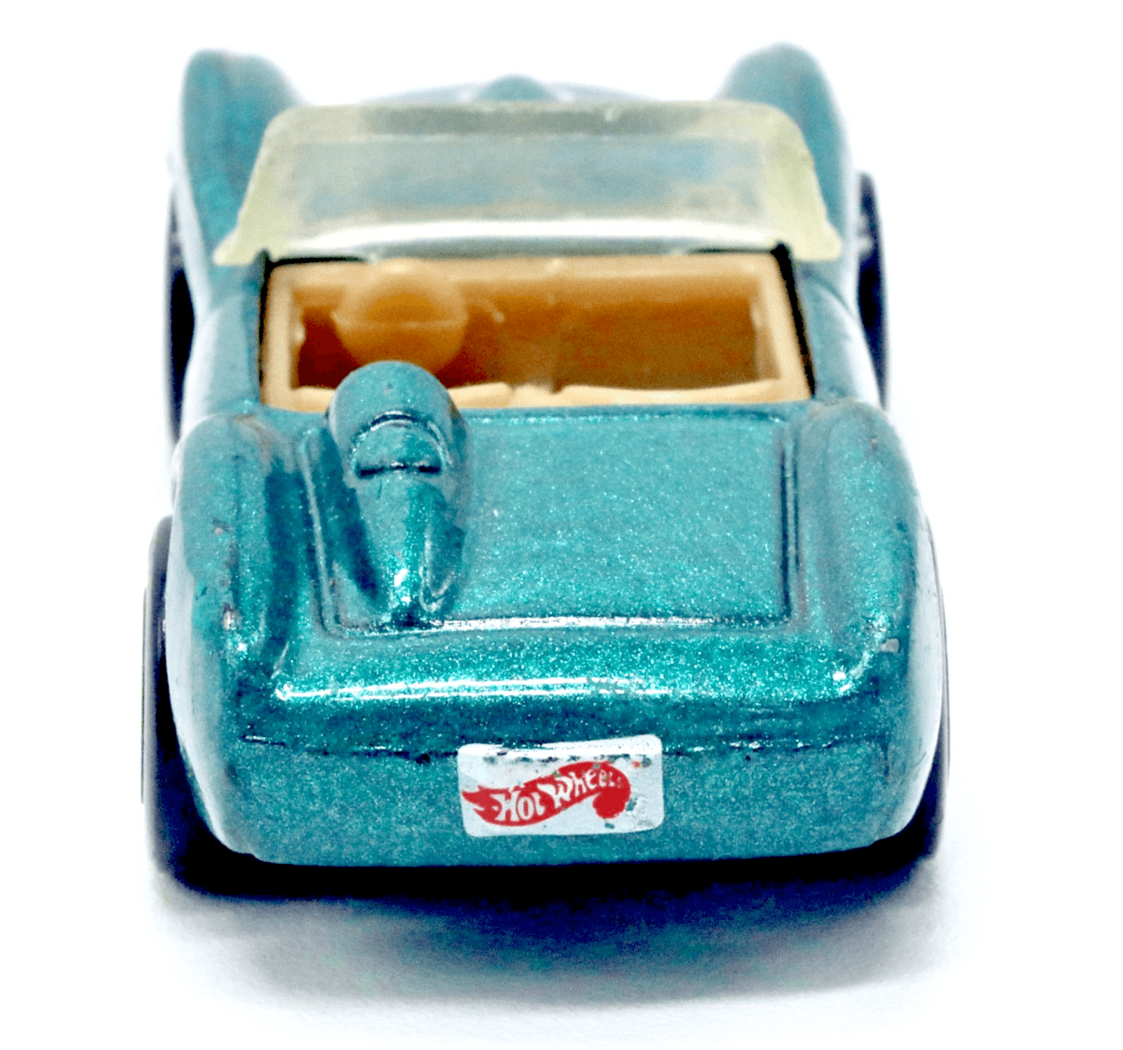 Hot Wheels ~ 1990 FERRARI 250 ~ Collector #452 ~ Green Metalflake 7 Spoke 1:64 - Thumbnail 6