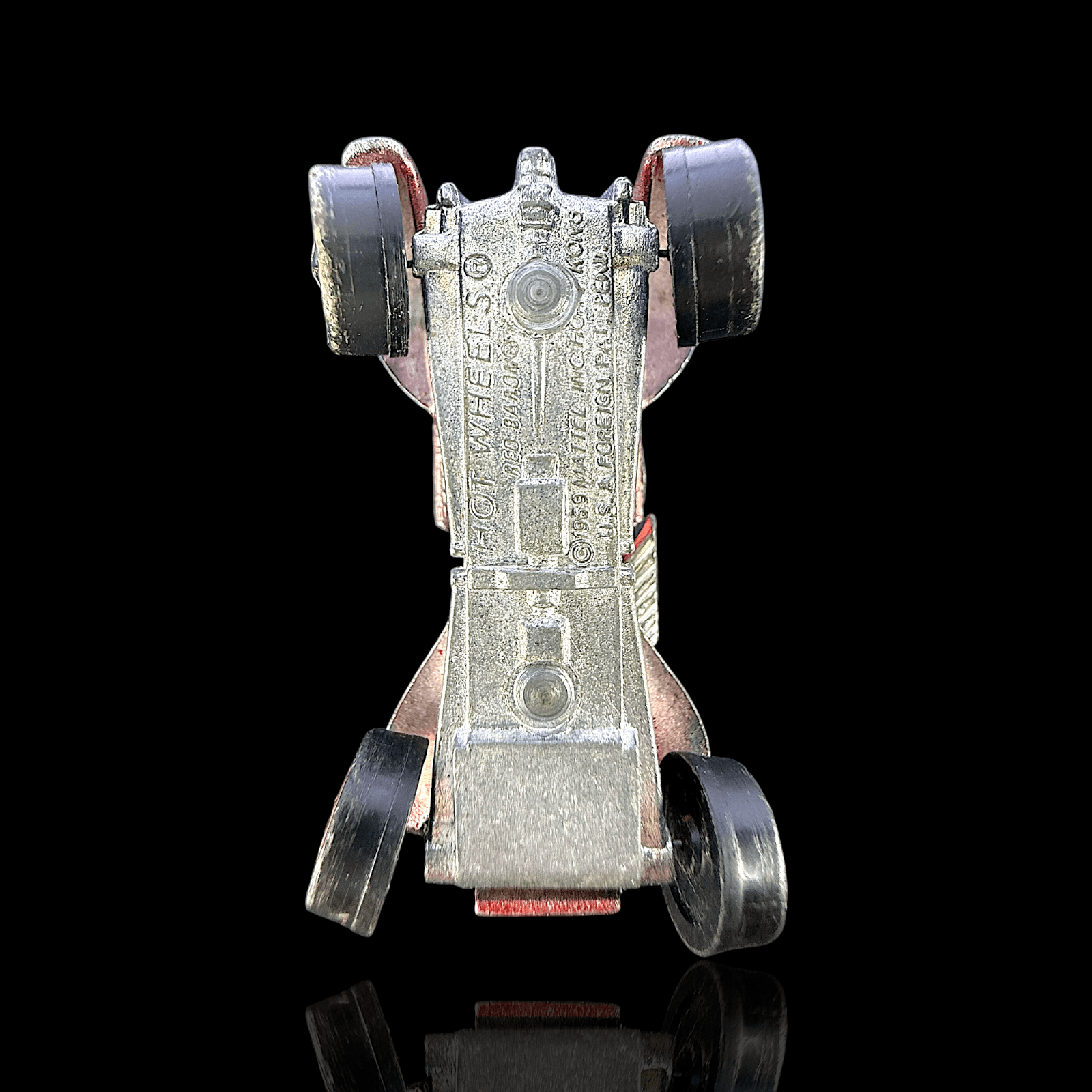Hot Wheels 1969 Redline Red Baron ~ Red Pointed Top - Thumbnail 6