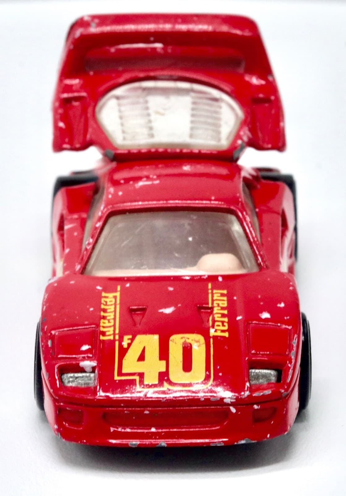 1994 Hot Wheels Gold Medal Speed ~ FERRARI F40 Red ~ Collector #69 Gold Lace - Thumbnail 8