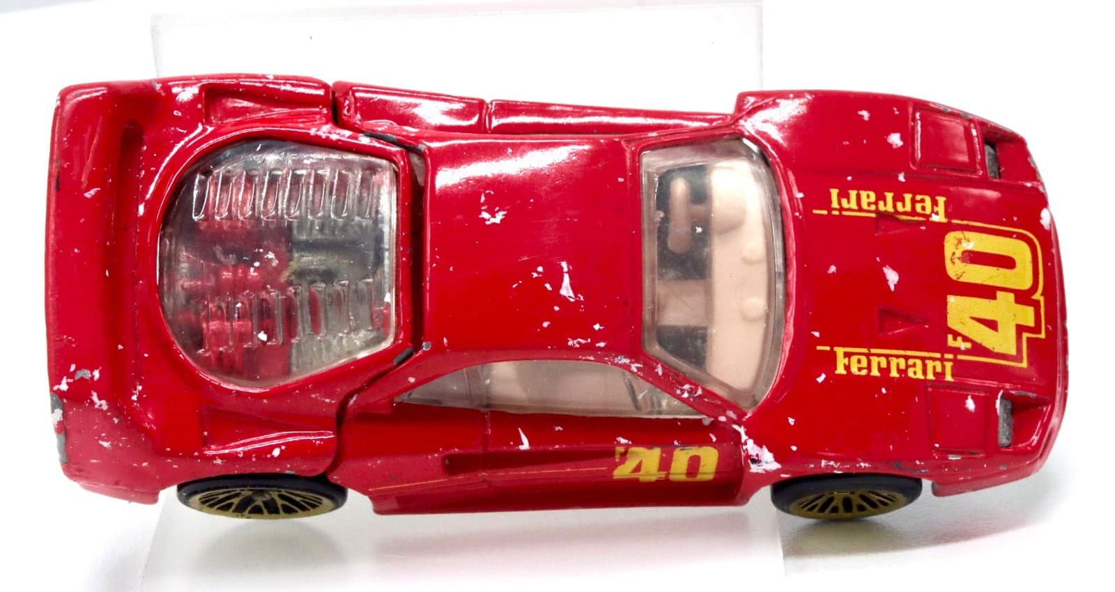 1994 Hot Wheels Gold Medal Speed ~ FERRARI F40 Red ~ Collector #69 Gold Lace - Thumbnail 12