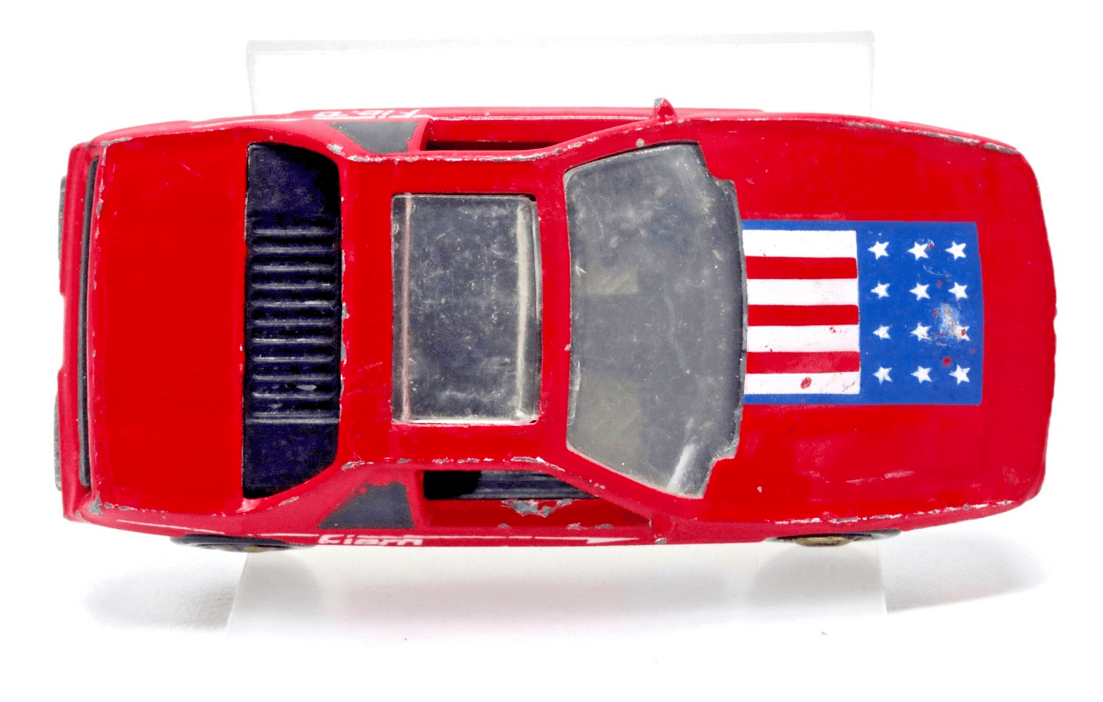 VINTAGE ~ Hot Wheels The Hot Ones ~ 1984 PONTIAC FIERO 2M4 ~ Red Flag 1:64 - Thumbnail 9