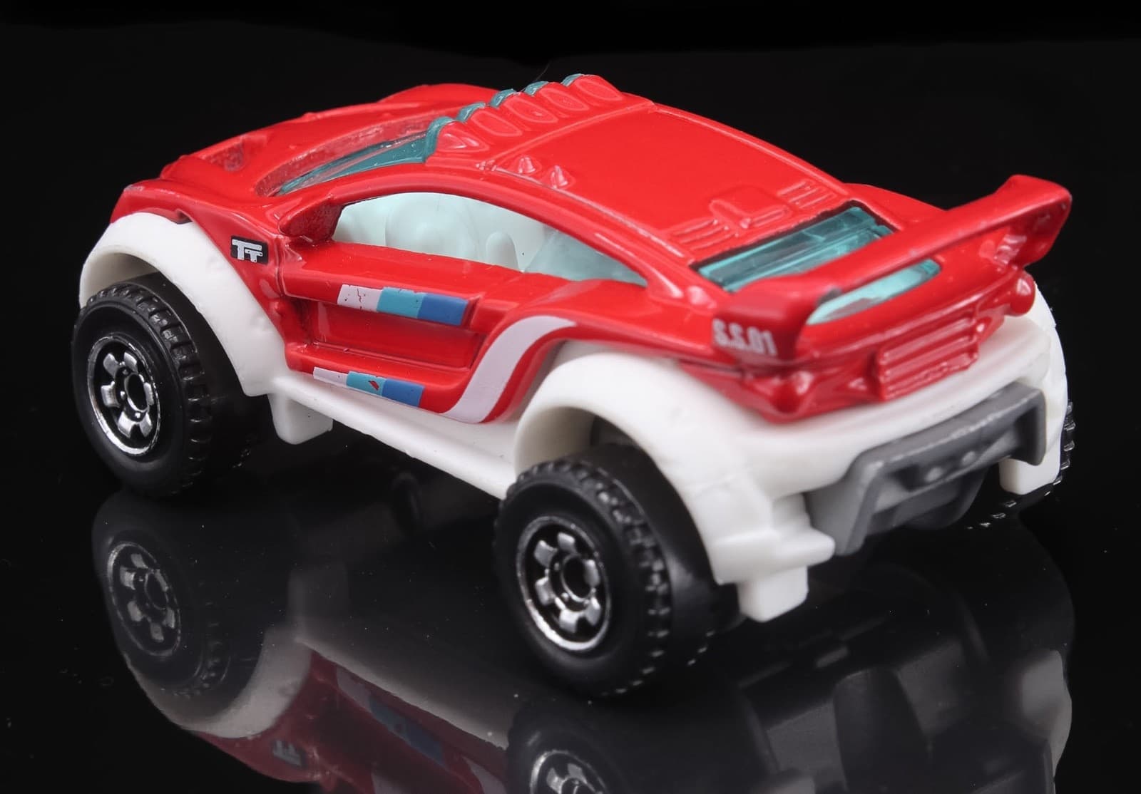 2012 Matchbox ~ TERRAIN TROUNCER 4X4 ~ Red 1:64 Diecast - Thumbnail 6