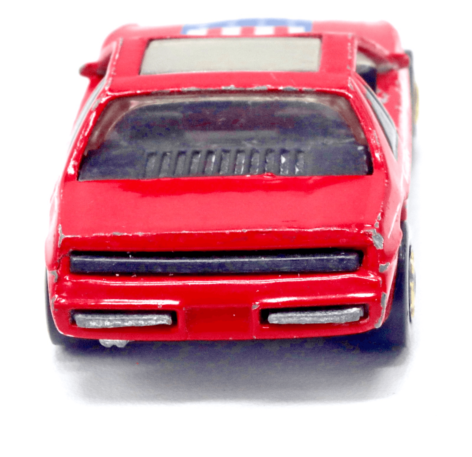 VINTAGE ~ Hot Wheels The Hot Ones ~ 1984 PONTIAC FIERO 2M4 ~ Red Flag 1:64 - Thumbnail 8