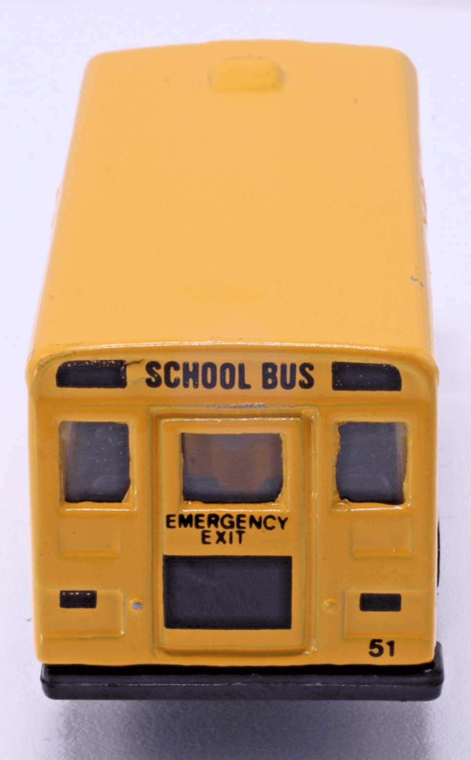 VINTAGE 1985 Matchbox ~ INTERNATIONAL SCHOOL BUS District 2 ~ Yelloiw 1:95 - Thumbnail 7