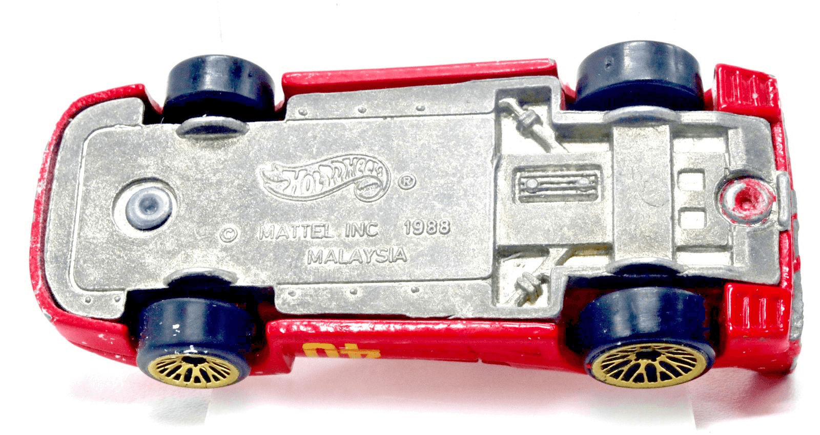 1994 Hot Wheels Gold Medal Speed ~ FERRARI F40 Red ~ Collector #69 Gold Lace - Thumbnail 13