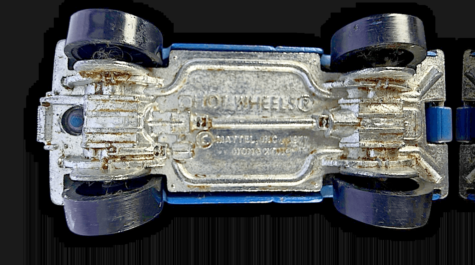 Hot Wheels Blackwall ~1977 EAGLE BYWAYMAN ~ Enamel Blue Silverado GMC 4x4 HK - Thumbnail 5