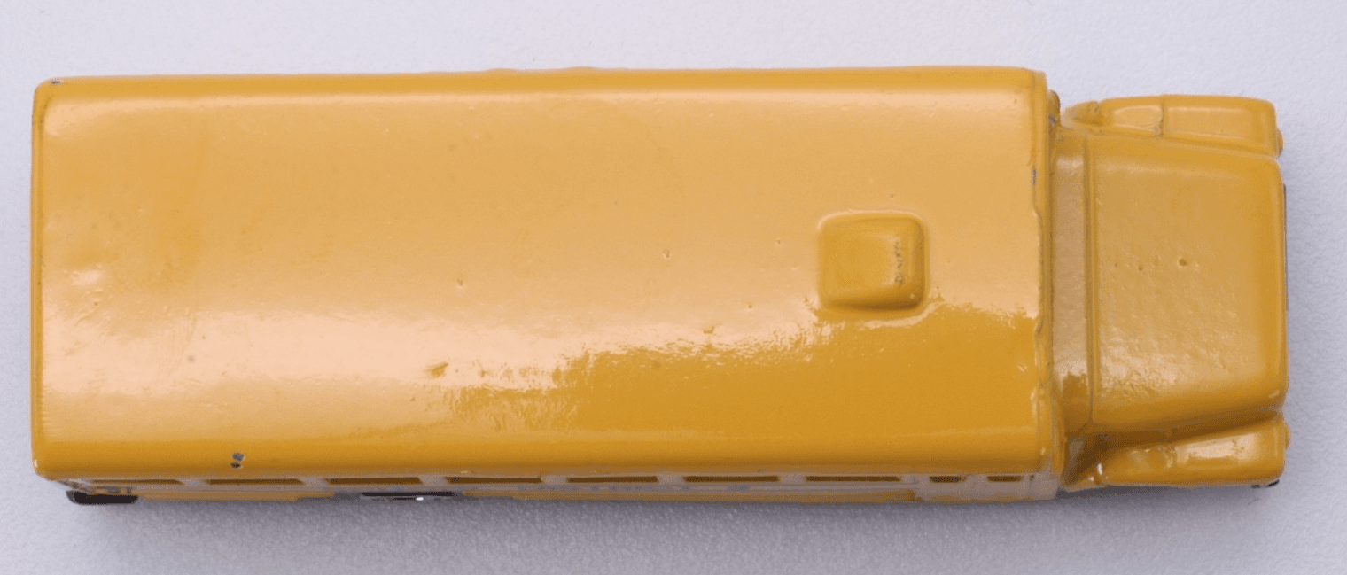 VINTAGE 1985 Matchbox ~ INTERNATIONAL SCHOOL BUS District 2 ~ Yelloiw 1:95 - Thumbnail 9