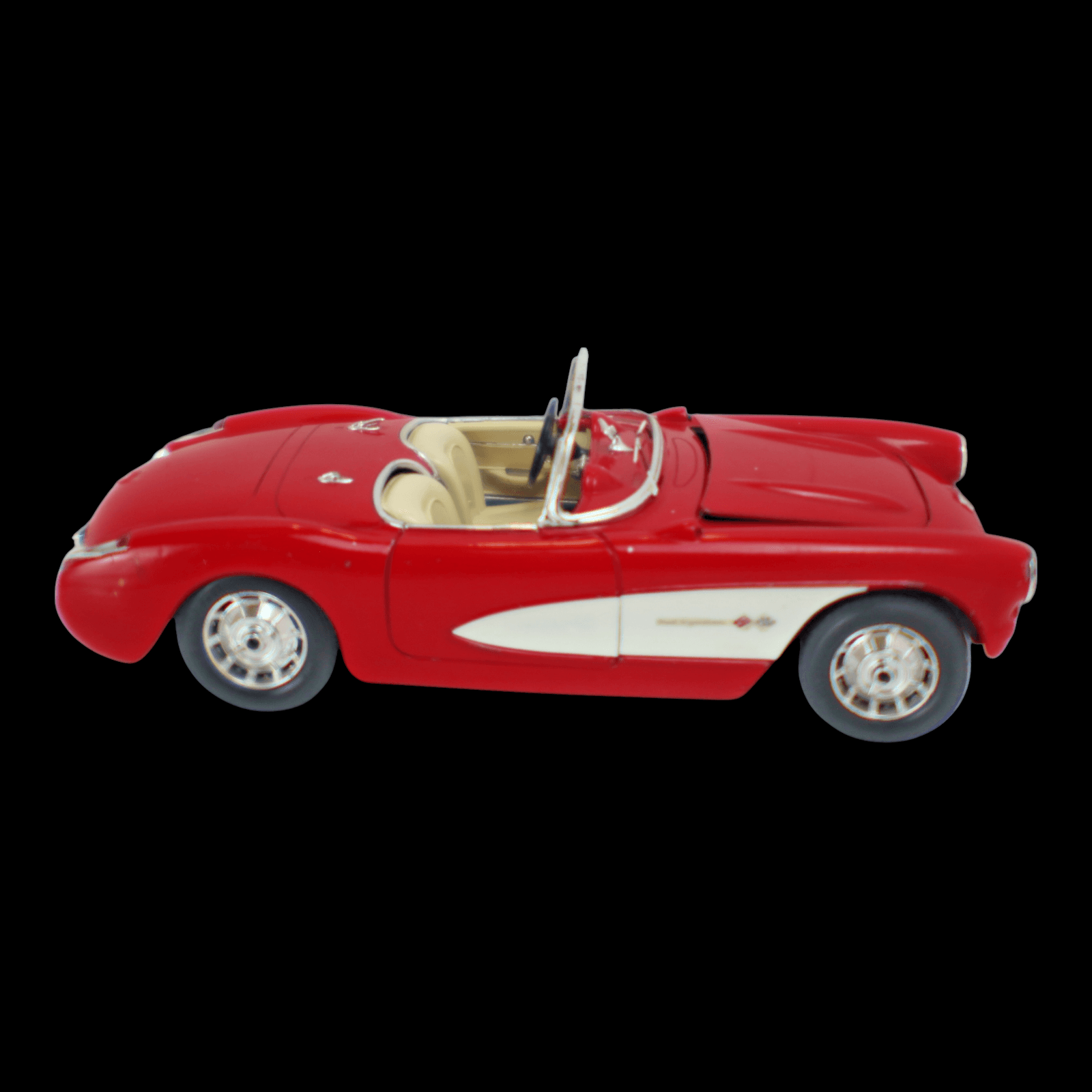Bburago Special Edition ~ 1957 CORVETTE CONVERTIBLE ~ Italy Red 1:18 Diecast
