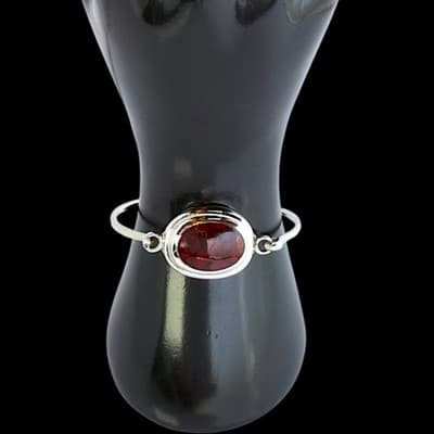 STERLING SILVER 925 AND JASPER BRACELET