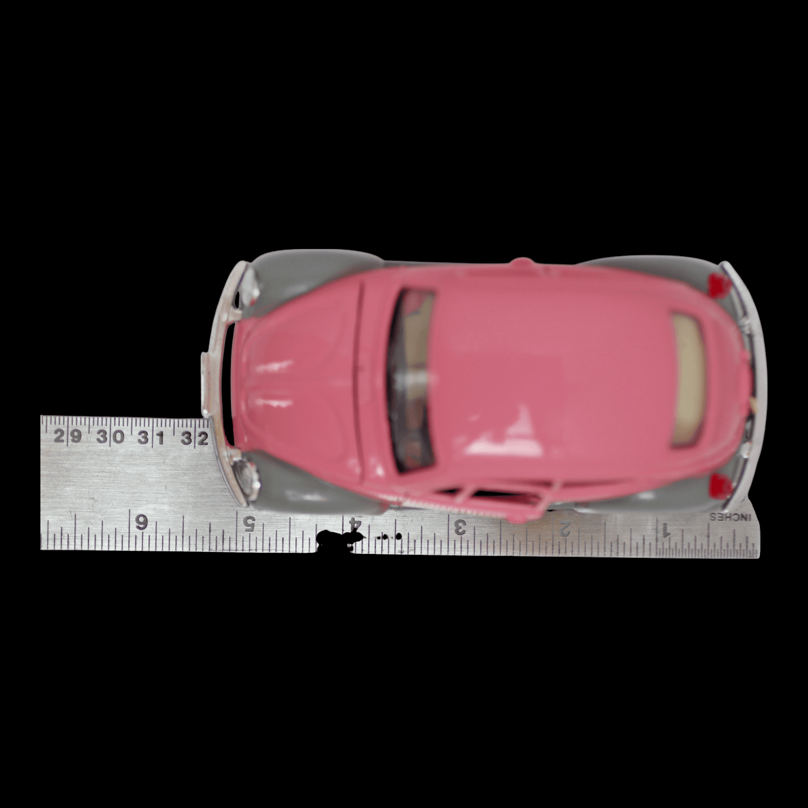 Kinsmart 1967 VW BEETLE ~ Pink ~ "Pullback" Diecast Toy Car ~ 1:32 - Thumbnail 7