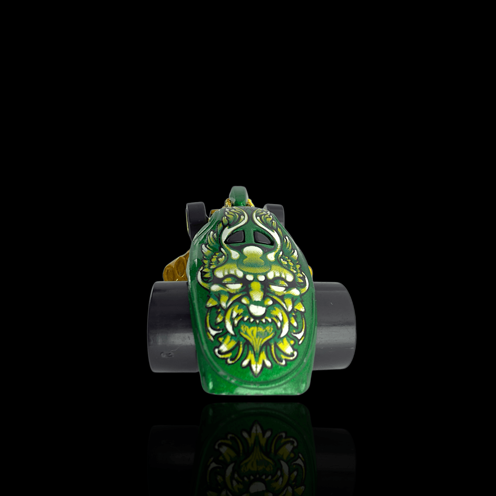 Hot Wheels 2004 Demonition 1/4 Mile Coupe Green Gold 5 Spoke #149 - Thumbnail 3