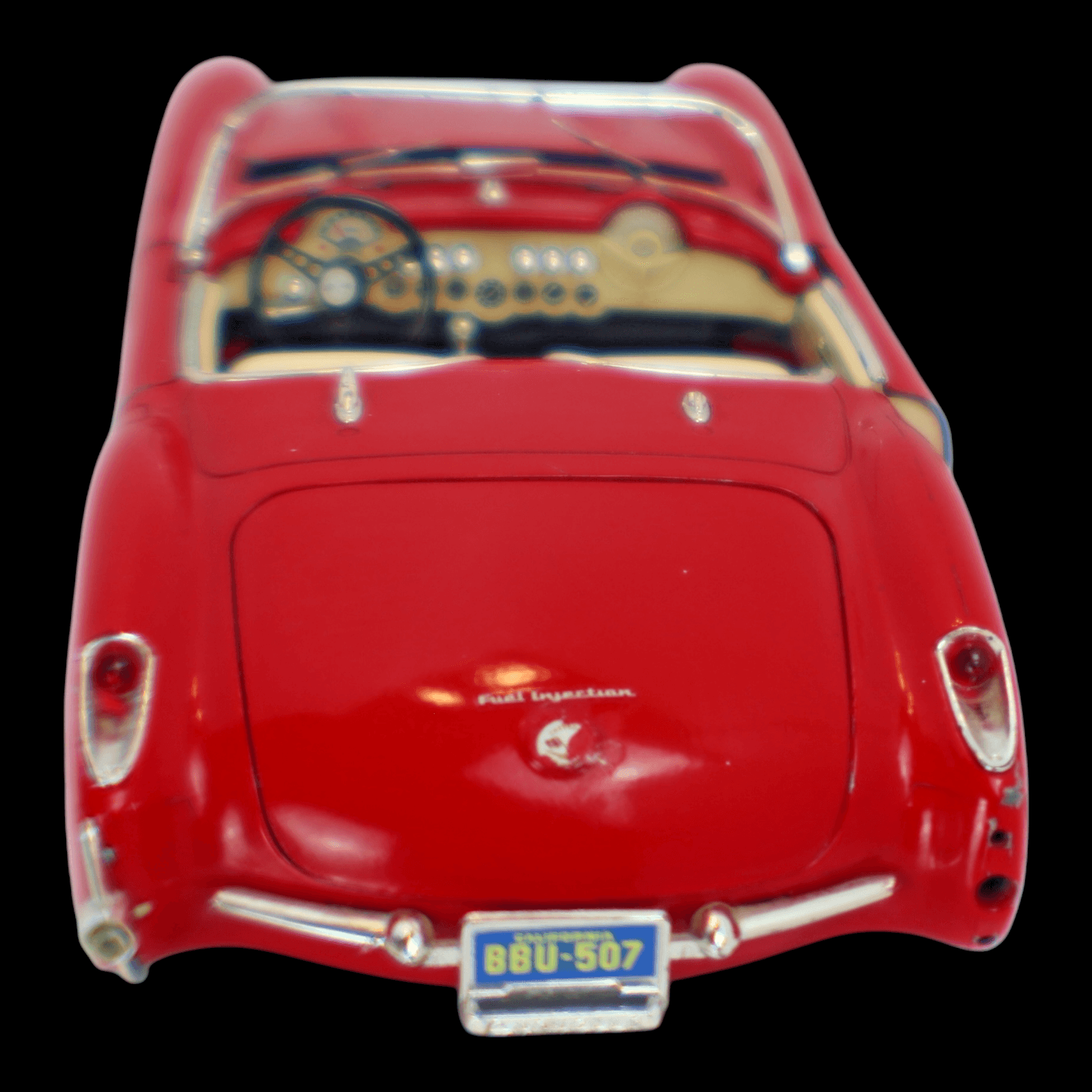 Bburago Special Edition ~ 1957 CORVETTE CONVERTIBLE ~ Italy Red 1:18 Diecast - Thumbnail 5