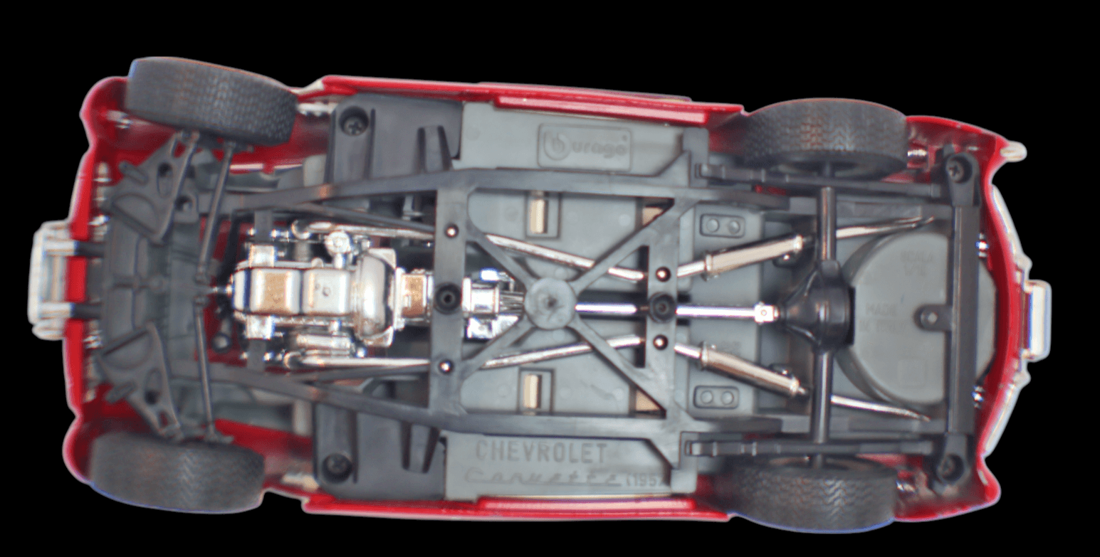 Bburago Special Edition ~ 1957 CORVETTE CONVERTIBLE ~ Italy Red 1:18 Diecast - Thumbnail 14