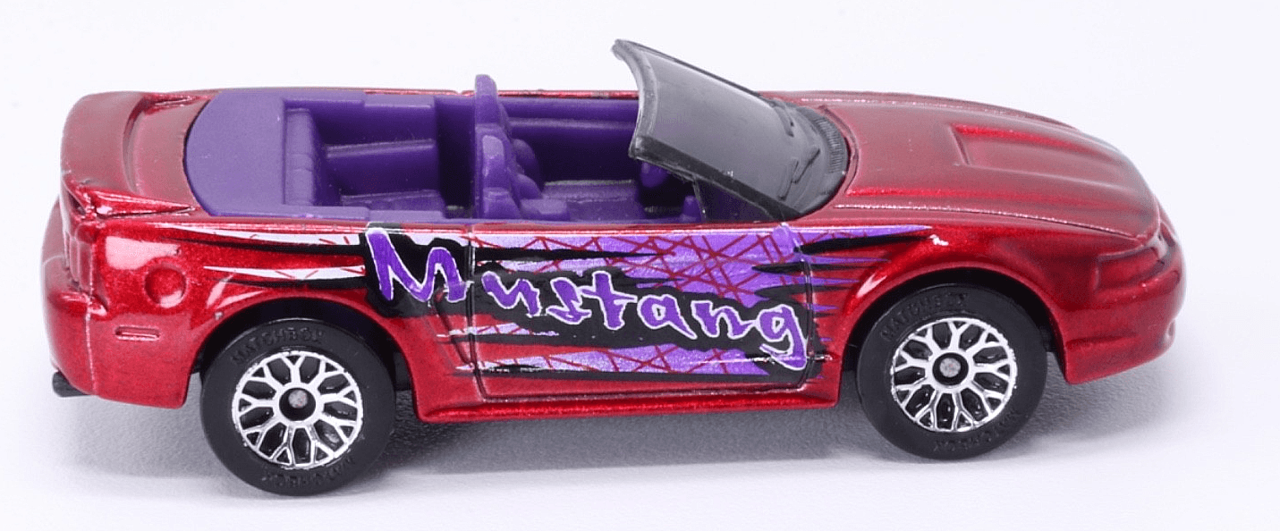 2002 Matchbox Style Champs ~ 1999 FORD MUSTANG GT CONVERTIBLE (12/75) 50th Anniv - Thumbnail 3