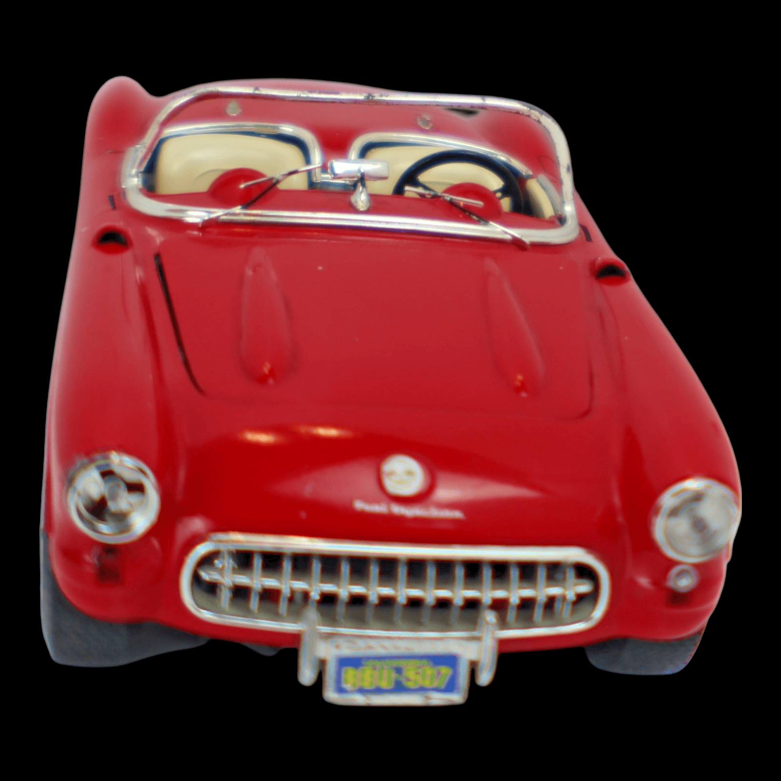 Bburago Special Edition ~ 1957 CORVETTE CONVERTIBLE ~ Italy Red 1:18 Diecast - Thumbnail 10