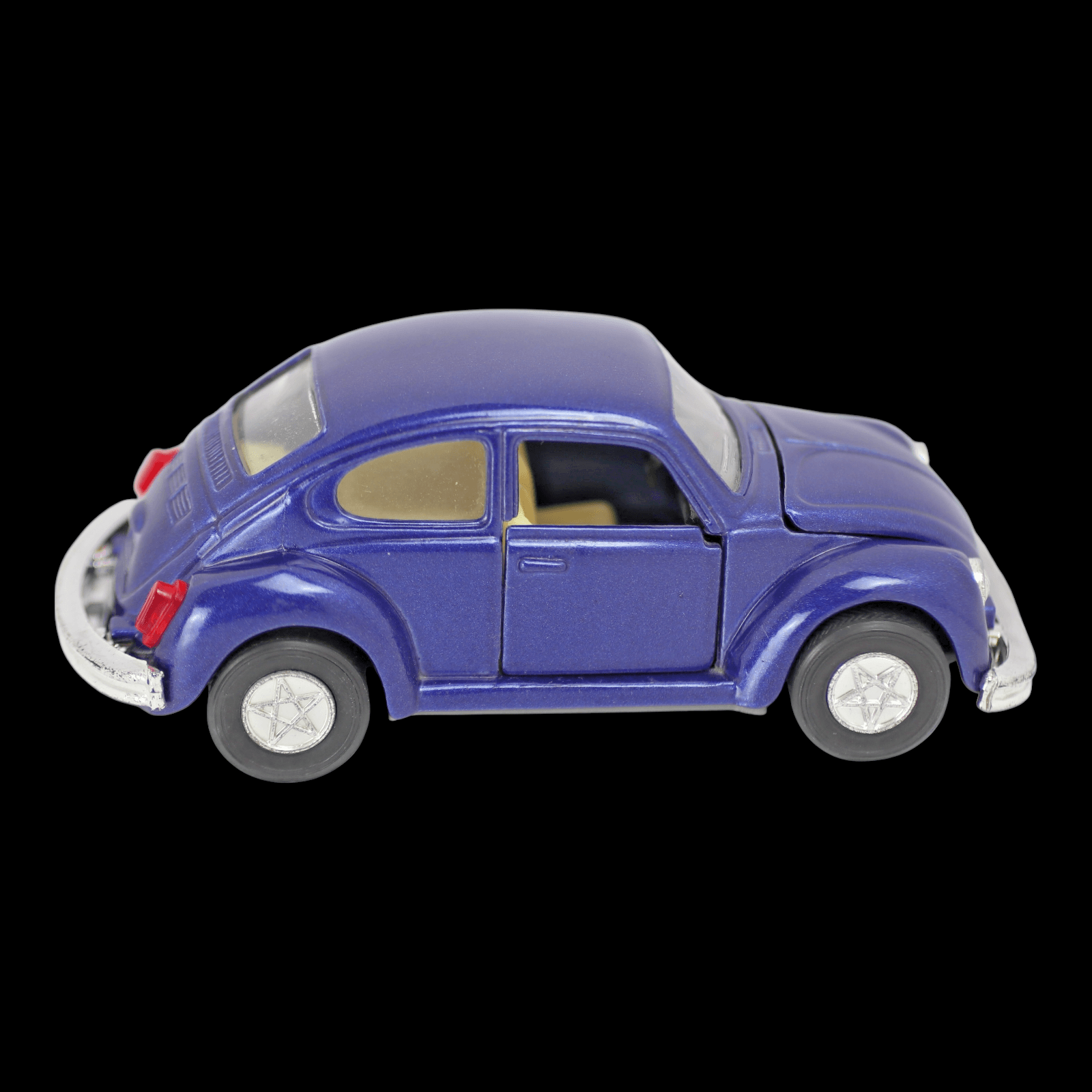 Kinsmart 1967 VW BEETLE ~ Blue ~ Diecast Toy Car "Pullback" ~ 1:36