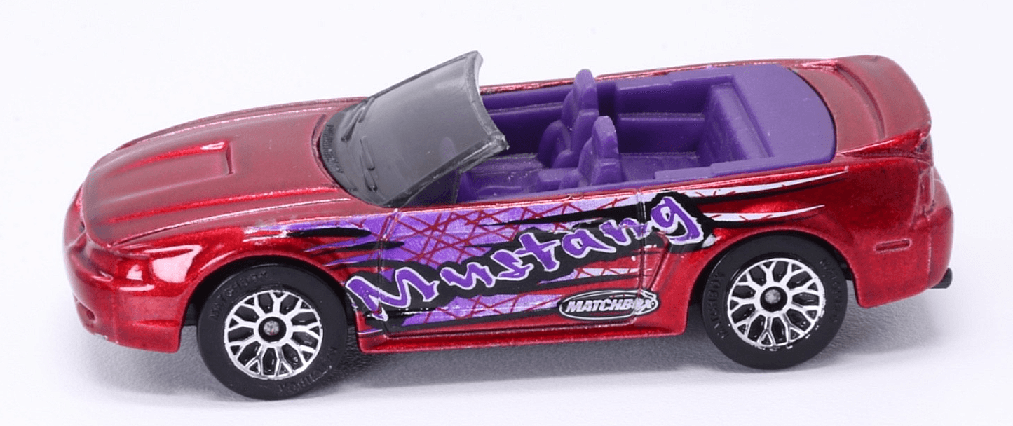 2002 Matchbox Style Champs ~ 1999 FORD MUSTANG GT CONVERTIBLE (12/75) 50th Anniv - Thumbnail 4