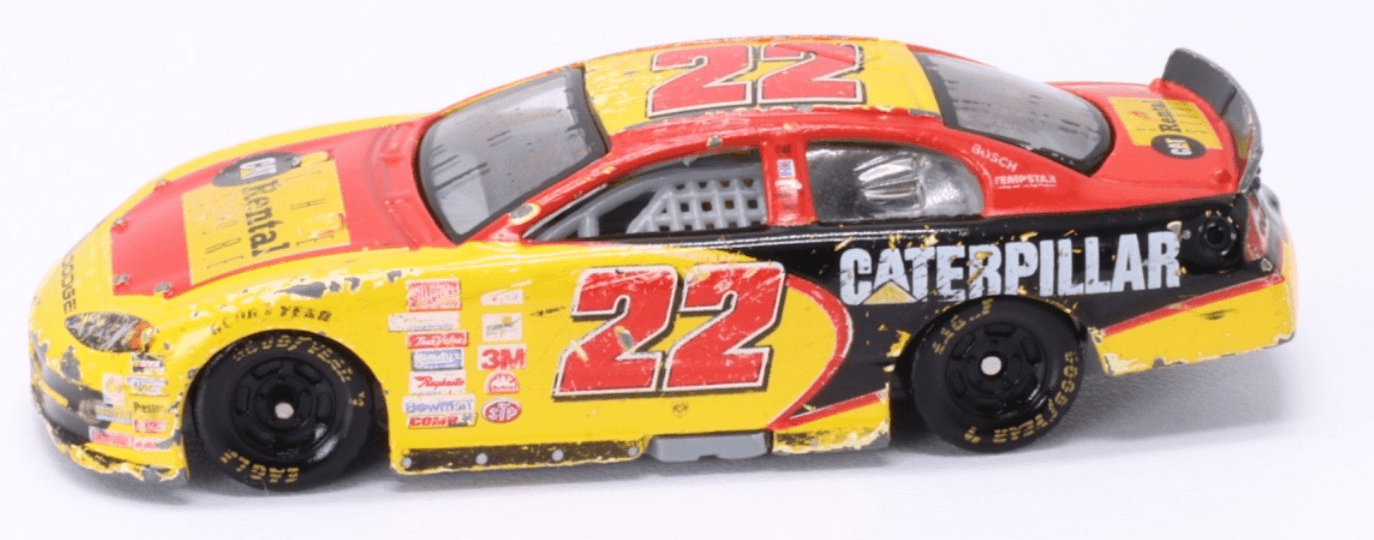 NASCAR ~ WARD BURTON #22 ~ 2003 DODGE INTREPID ~ Caterpillar 1:64 Diecast - Thumbnail 4