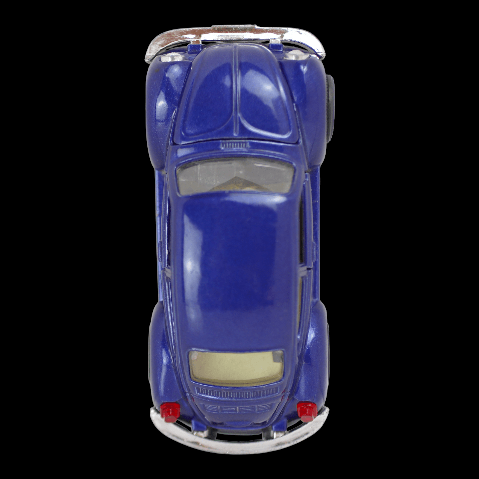 Kinsmart 1967 VW BEETLE ~ Blue ~ Diecast Toy Car "Pullback" ~ 1:36 - Thumbnail 2
