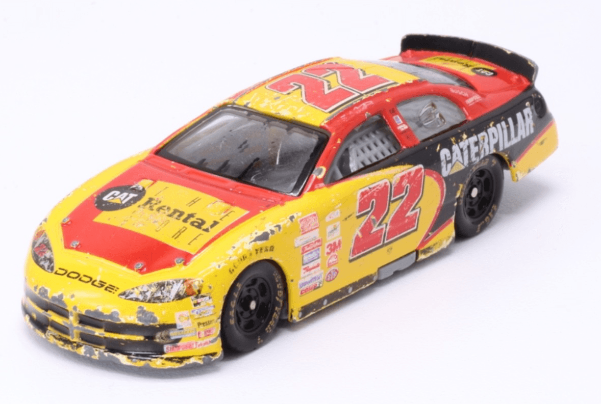 NASCAR ~ WARD BURTON #22 ~ 2003 DODGE INTREPID ~ Caterpillar 1:64 Diecast - Thumbnail 2