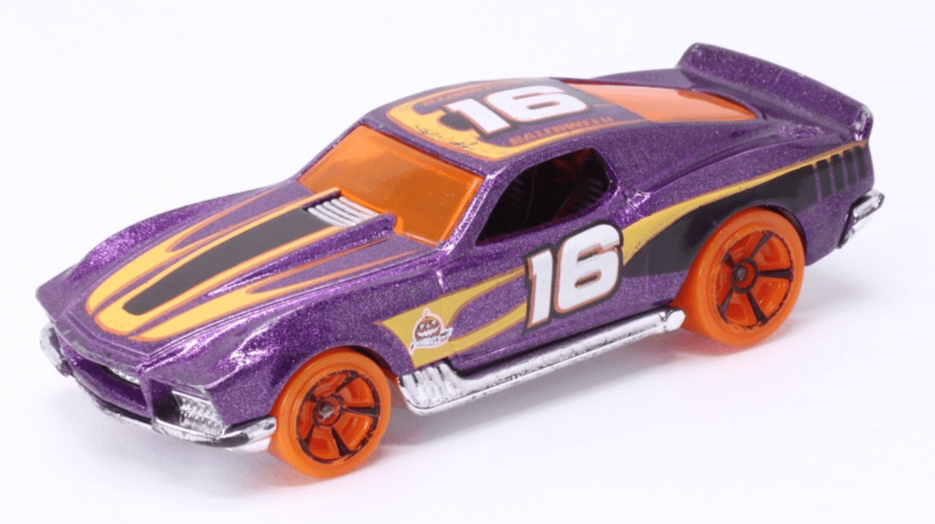 2016 Hot Wheels Happy Halloween Series ~ BLVD BRUISER (#5/8) Purple Diecast Car - Thumbnail 2