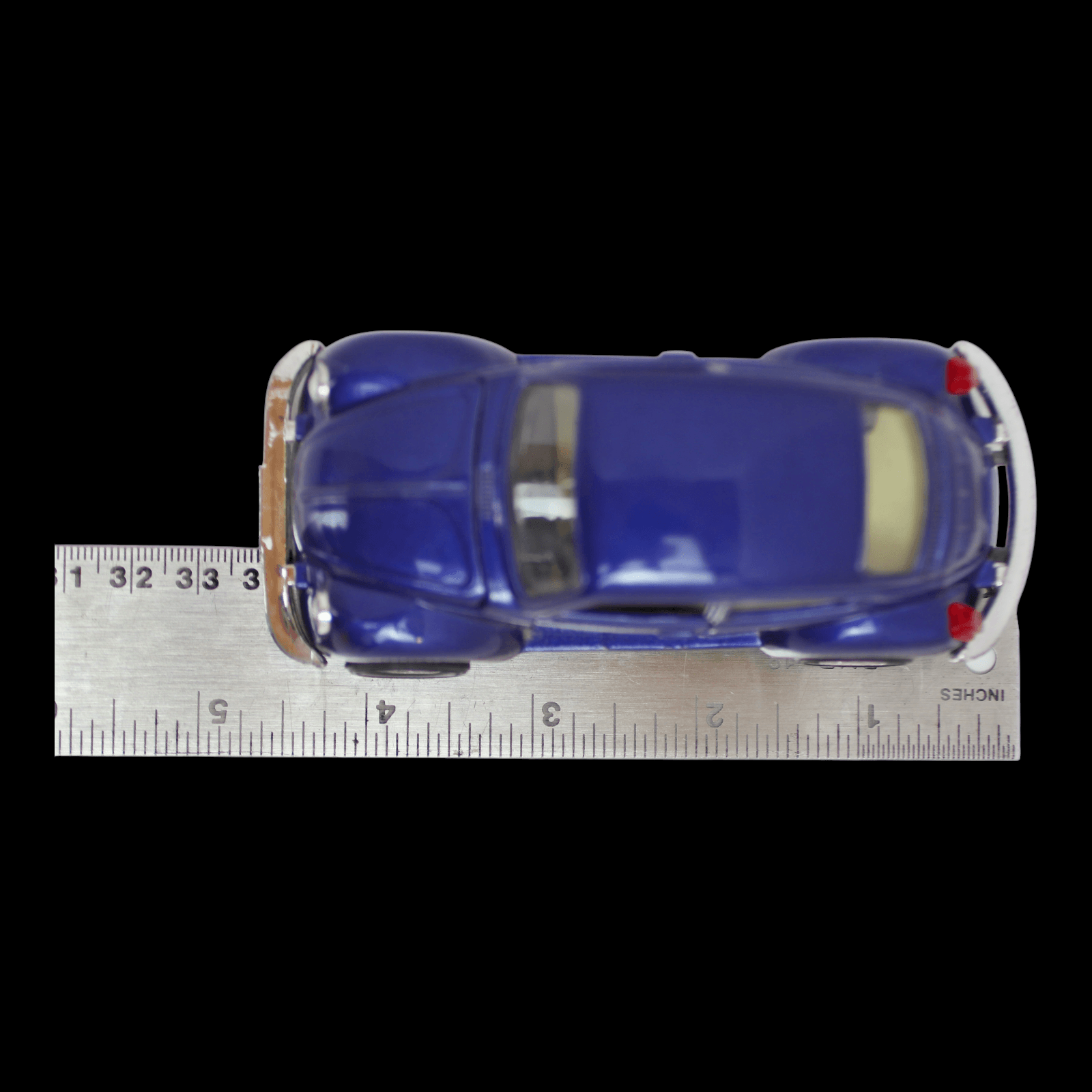 Kinsmart 1967 VW BEETLE ~ Blue ~ Diecast Toy Car "Pullback" ~ 1:36 - Thumbnail 8