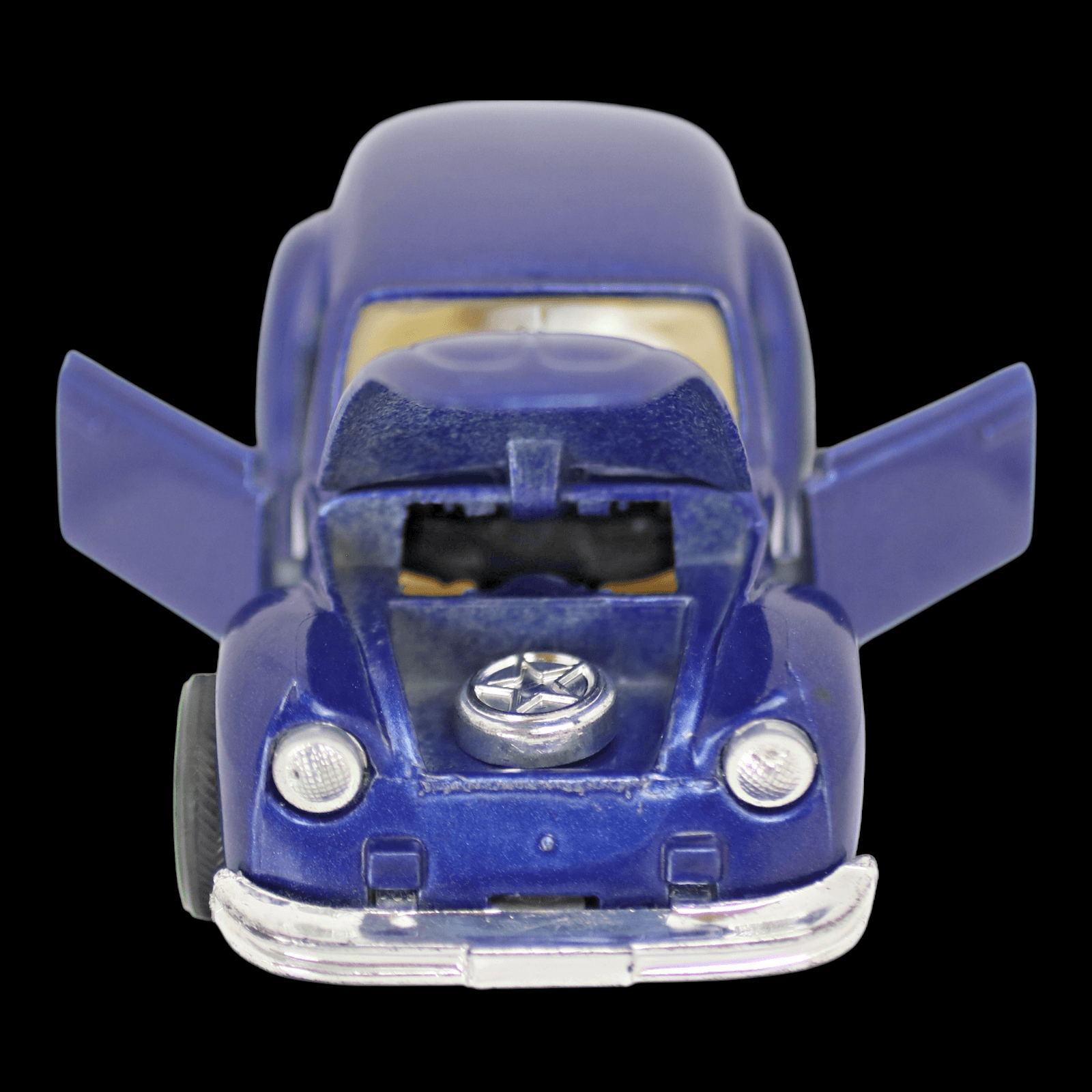 Kinsmart 1967 VW BEETLE ~ Blue ~ Diecast Toy Car "Pullback" ~ 1:36 - Thumbnail 7