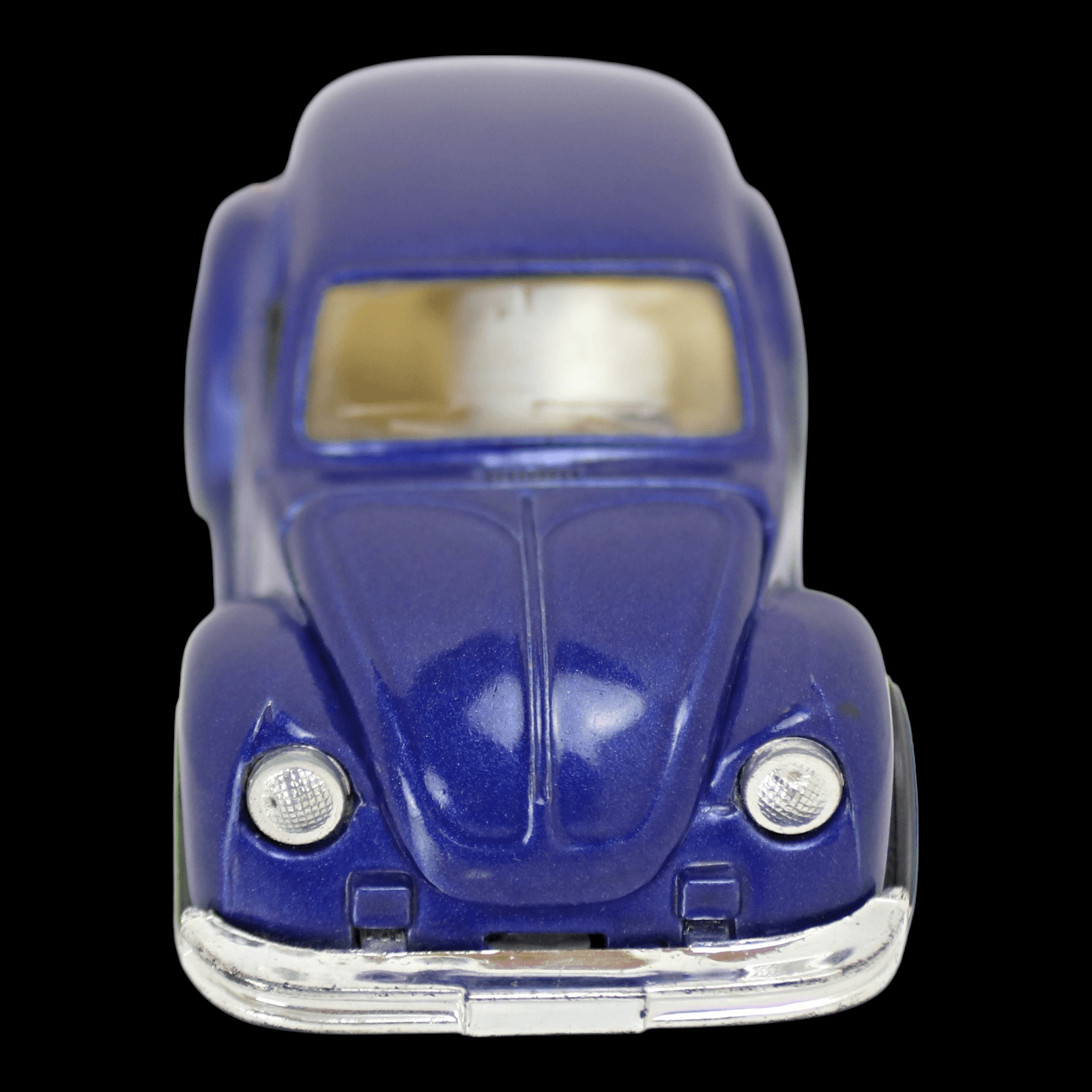 Kinsmart 1967 VW BEETLE ~ Blue ~ Diecast Toy Car "Pullback" ~ 1:36 - Thumbnail 4