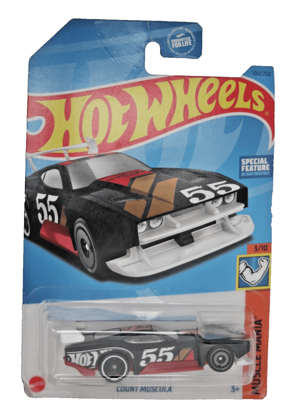 2023 Hot Wheels COUNT MUSCULA ~ Black ~ Muscle Mania 3/10 ~ 100/250