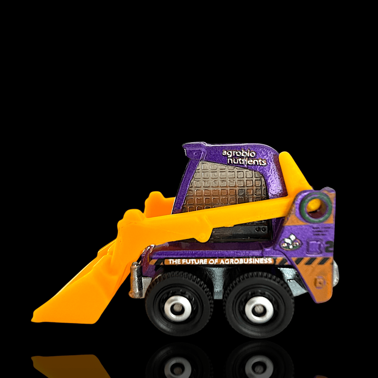 Matchbox 2020 MBX Construction II Bobcat Skidster S100 ~ Agrobio Nutrients - Thumbnail 2