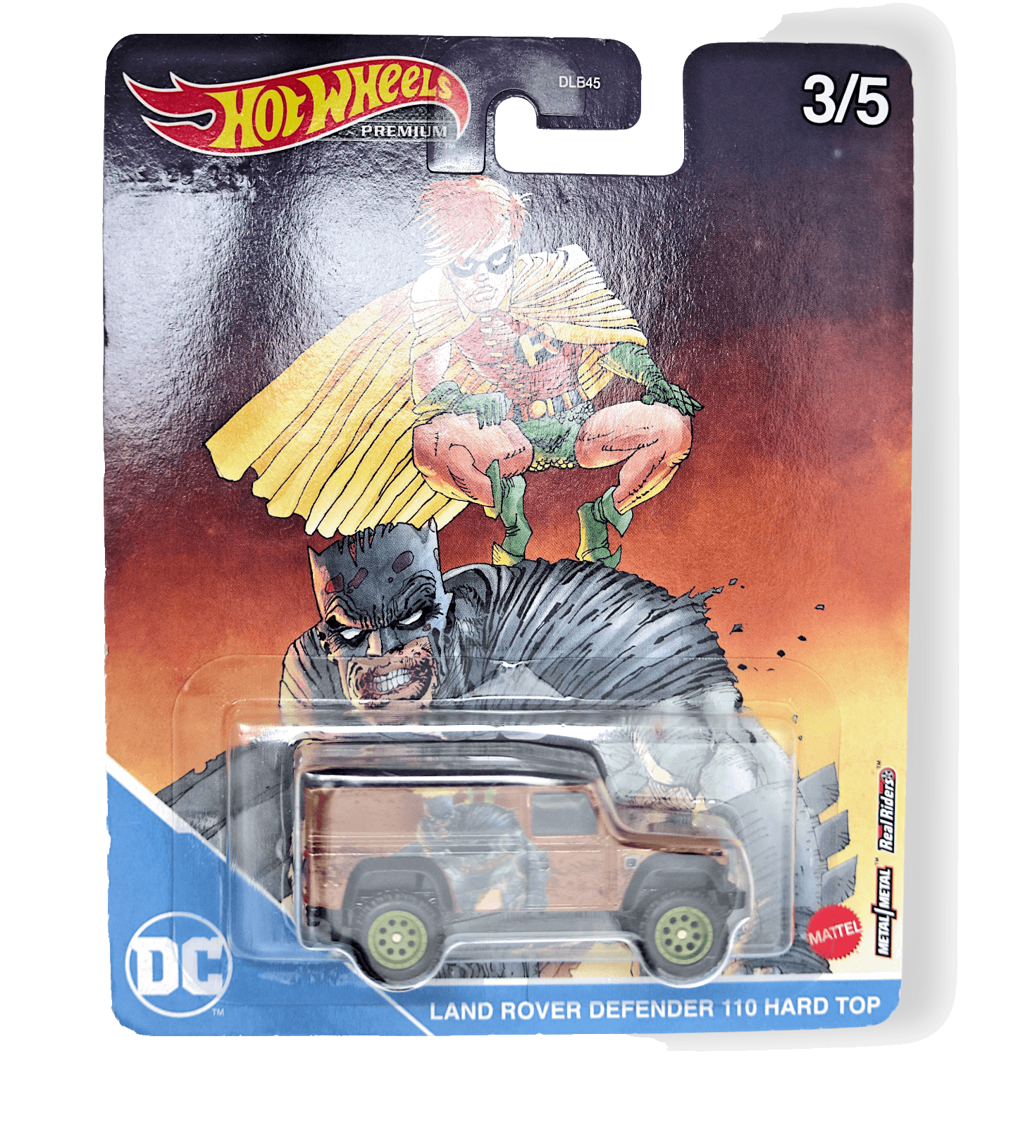 Hot Wheels Premium 2022 DC Comics Batman & Robin Defender ~ 110 3/5