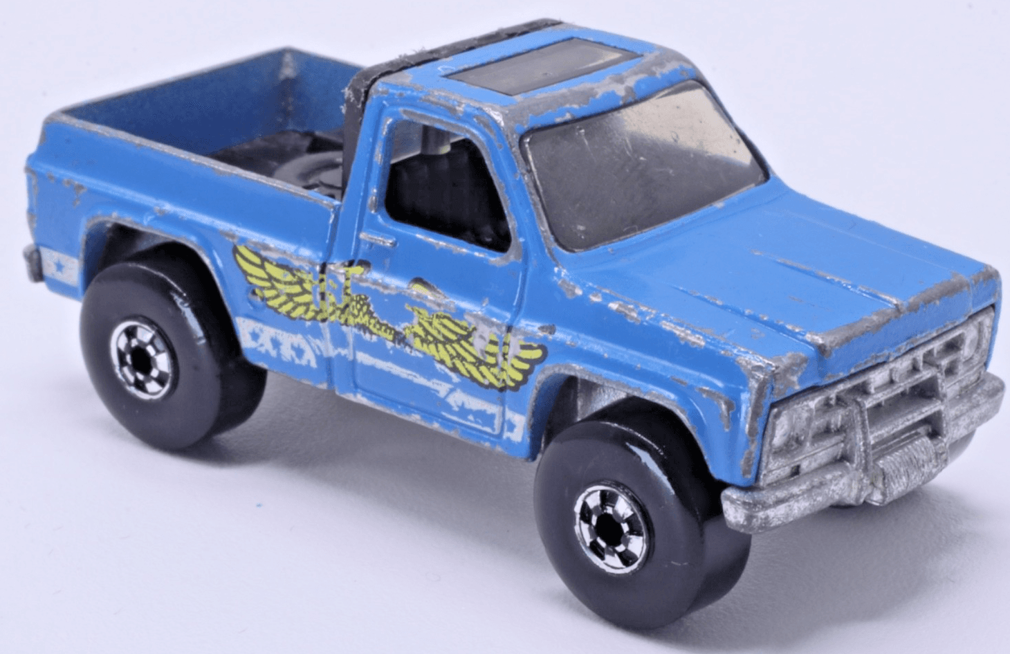 Hot Wheels Blackwall ~1977 EAGLE BYWAYMAN ~ Blue Silverado GMC 4x4 HK