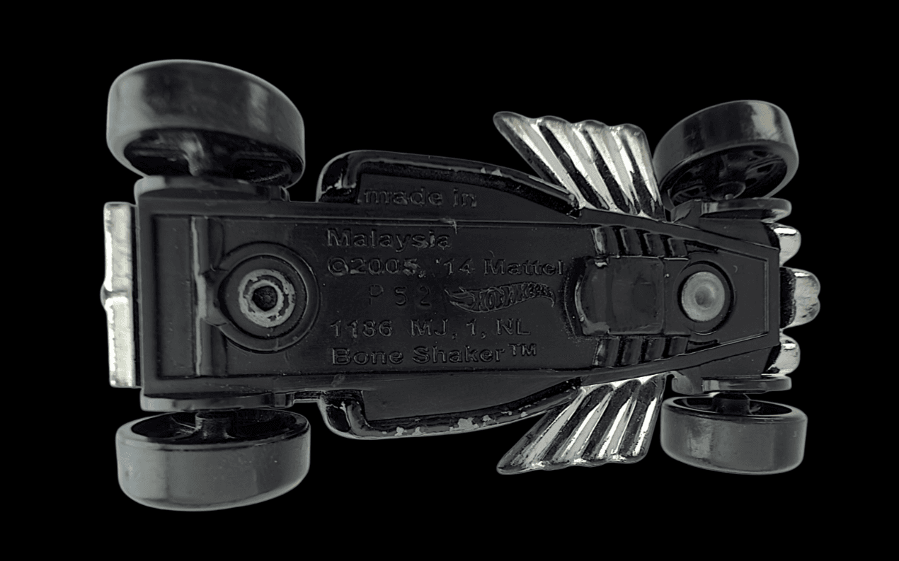 2022 Hot Wheels Dream Garage ~ BONE SHAKER (4/5) ~ Black ~ #105 Diecast Car - Thumbnail 5