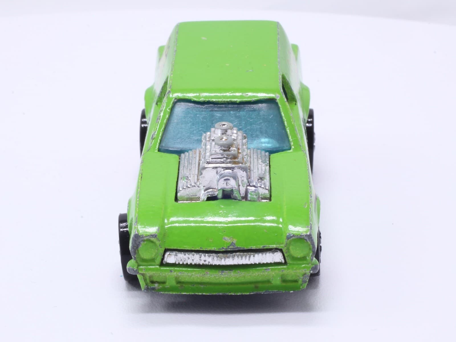 Vintage Hot Wheels Blackwall ~ 1975 POISON PINTO ~ Green Flying Colors HK - Thumbnail 7